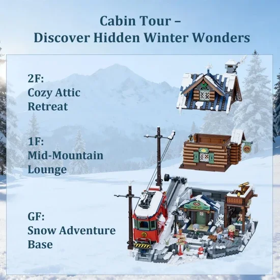 Mountain Summit Ski Cabin - 3135 pcs — image 8 of 10