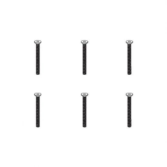 Flat Head Hex ScrewHM4*40 6PCS — image 2 of 2