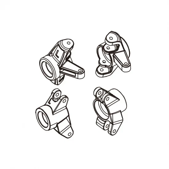 Fr.Steering Knuckle_L/R 1PCS Rr.Steering Knuckle_L/R 1PCS — image 2 of 2