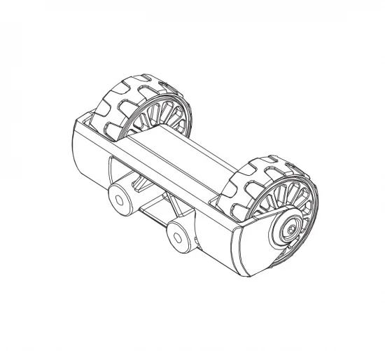 Wheelie Bar Wheel Unit 1PCS — image 2 of 2