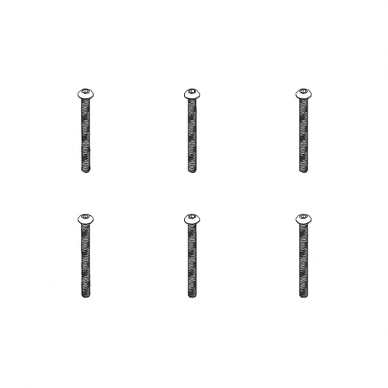 B head hex screw HM4*45 6pcs — image 2 of 2