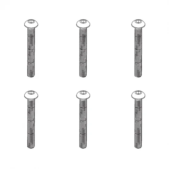 B head hex screw HM4*36 6PCS — image 2 of 2
