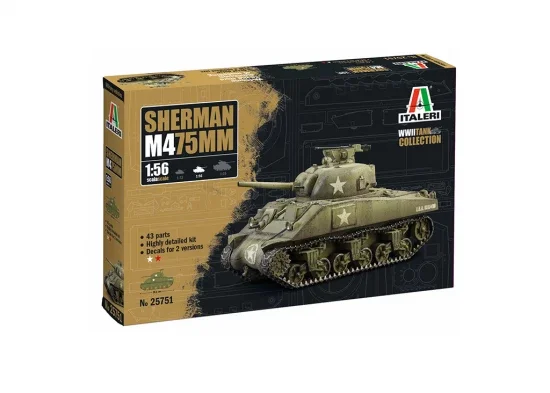 Italeri M4 Sherman 75mm — image 1 of 3