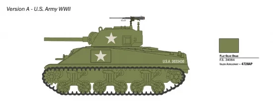 Italeri M4 Sherman 75mm — image 2 of 3