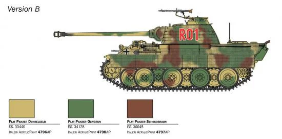 Italeri Sd. Kfz. 171 Panther Ausf. A — image 3 of 3