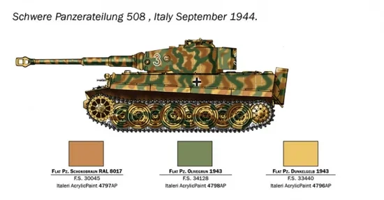 Italeri Pz. Kpfw. VI Tiger I — image 5 of 6