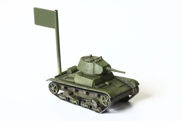 Zvezda 1:100 Soviet Light Tank Snap Kit — image 3 of 5