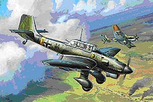 Zvezda 1:144 German Dive Bomber Snap Kit — image 2 of 9