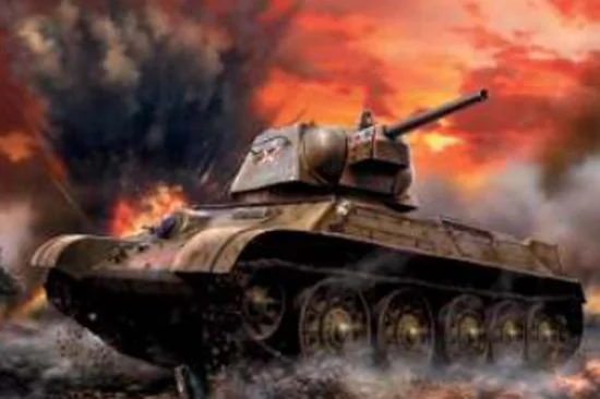 Zvezda Soviet Medium Tank T-34-76 Mod 1942 — image 1 of 3