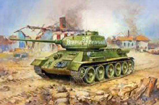 Zvezda Soviet Tank T-34-85 — image 1 of 2