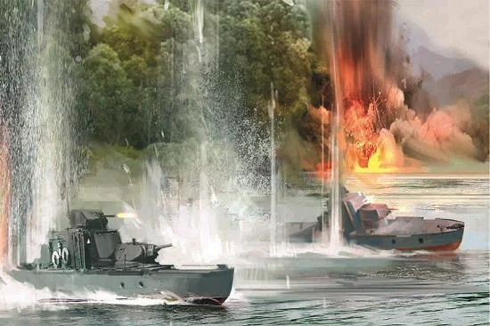 Zvezda 1/72 Soviet Armoured Boat — image 2 of 8