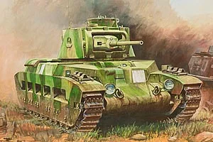 Zvezda 1:100 British Matilda WWII Tank — image 2 of 8