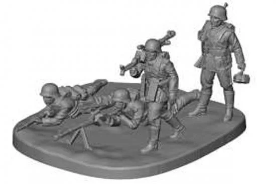 Zvezda German WWII Anti Tank Team — image 1 of 5