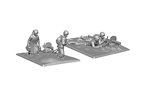 Zvezda 1/72 Soviet Machine Gun W/Crew — image 2 of 6