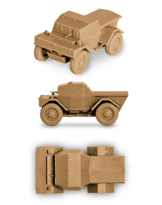 Zvezda 1:100 British Dingo Mk.1 Armoured Scout Car Kit &mdash; image 3 of 7