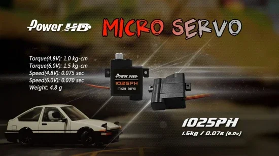 Power HD 1025PH Micro Servo - 1.5kg 0.07s — image 3 of 3