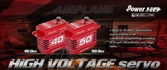 Power HD A-40CHV Coreless Aluminium Case HV Programable Servo - 50kg 0.16s — image 3 of 3