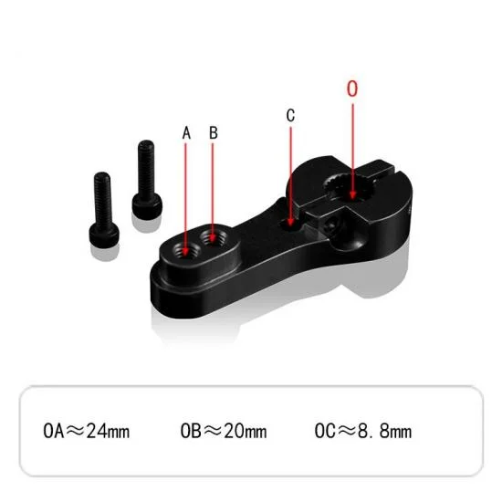 Power HD Black Aluminium Super Strong Servo Horn - 25T Futaba Fitment — image 2 of 2