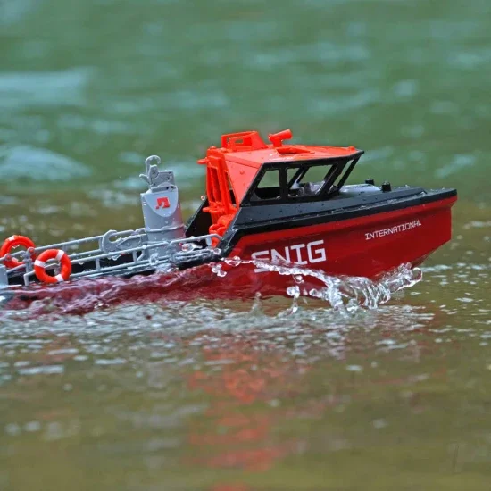 Henglong Search and Rescue Turbojet Boat - Red/Black &mdash; image 2 of 5
