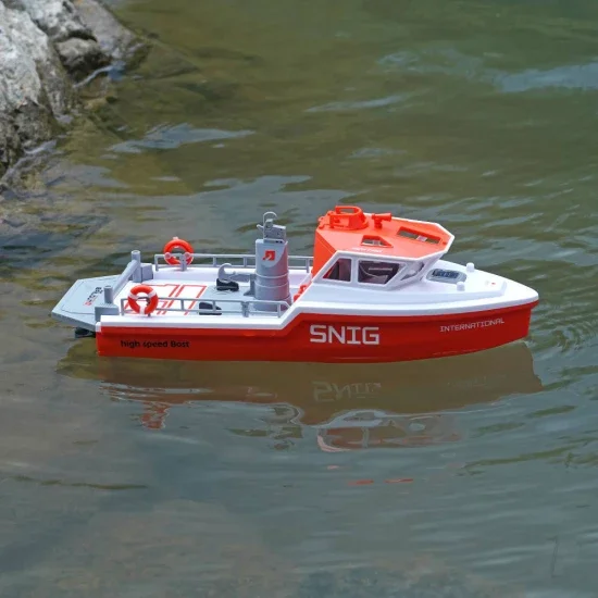 Henglong Search and Rescue Turbojet Boat - Orange/White — image 3 of 4