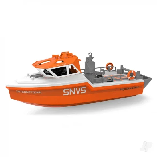 Henglong Search and Rescue Turbojet Boat - Orange/White — image 1 of 4