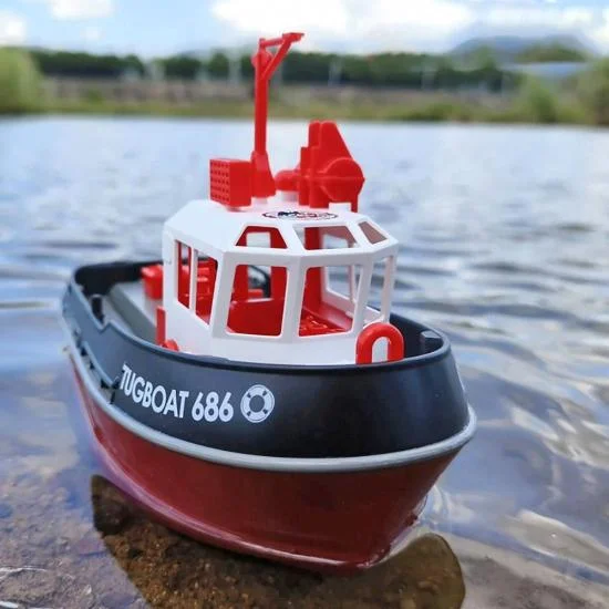 Henglong 1:72 Mini Tugboat - Black — image 2 of 2