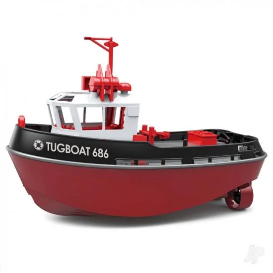 Henglong 1:72 Mini Tugboat - Black — image 1 of 2