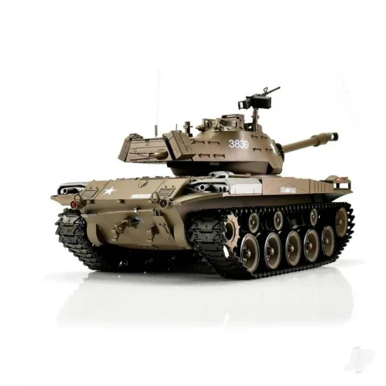 Henglong 1:16 US M41A3 Walker Bulldog with Infrared Battle System (2.4GHz + Shooter + Smoke + Sound) — image 2 of 6
