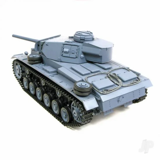 Henglong 1:16 German Panzer III (24GHz Shooter Smoke Sound) — image 2 of 6