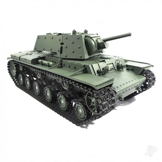 Henglong 1:16 Russian KV-1 with Infrared Battle System (2.4GHz Shooter Smoke Sound Metal Gearbox) — image 1 of 3