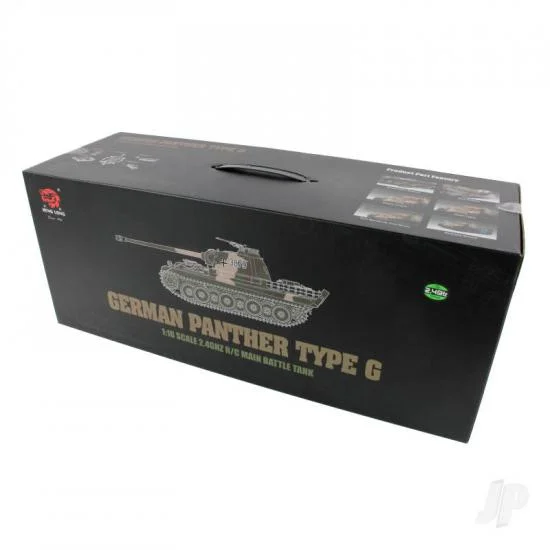 Henglong 1:16 German Panther Type G with Infrared Battle System (2.4GHz + Shooter + Smoke + Sound) — image 2 of 4