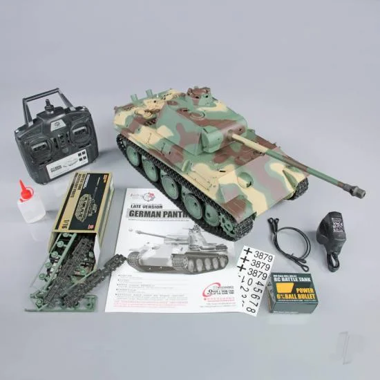 Henglong 1:16 German Panther Type G with Infrared Battle System (2.4GHz + Shooter + Smoke + Sound) — image 3 of 4