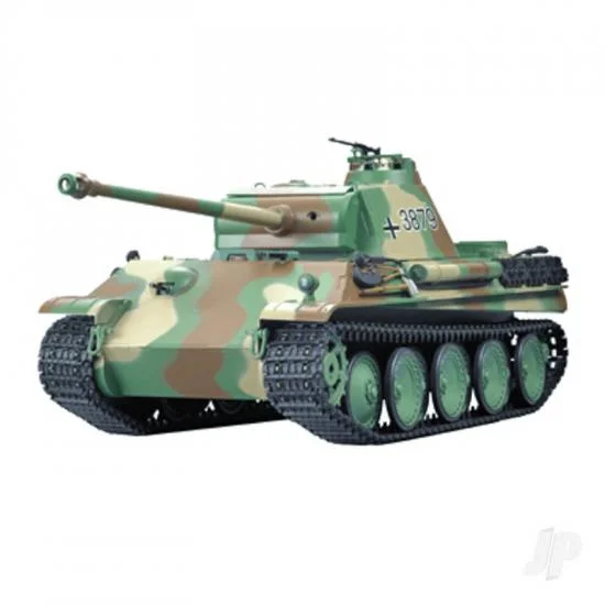 Henglong 1:16 German Panther Type G with Infrared Battle System (2.4GHz + Shooter + Smoke + Sound) — image 1 of 4