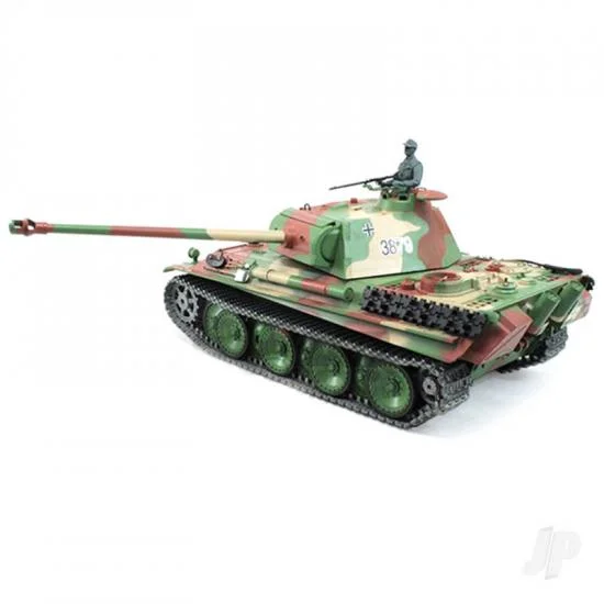 Henglong 1:16 German Panther Type G I with Infrared Battle System (Shooter + Smoke + Sound + Metal Gearbox) — image 2 of 5