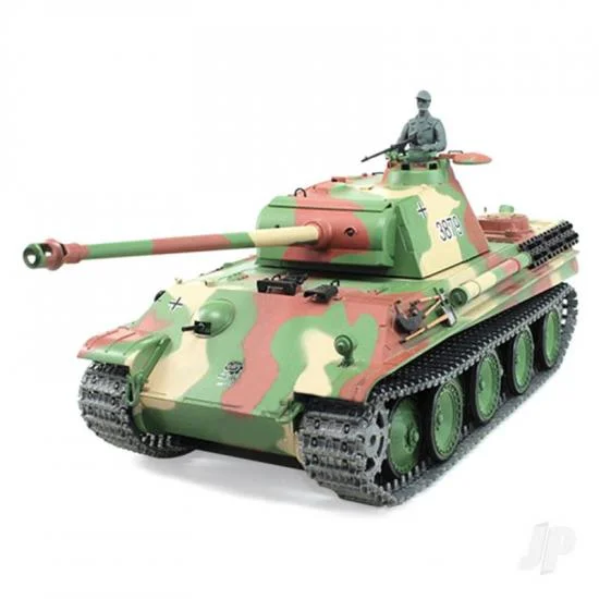 Henglong 1:16 German Panther Type G I with Infrared Battle System (Shooter + Smoke + Sound + Metal Gearbox) — image 1 of 5
