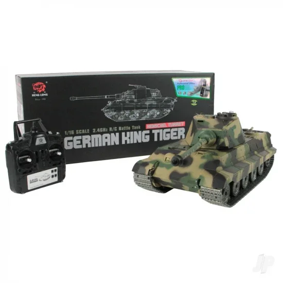 Henglong 1:16 German King Tiger Henschel with Infrared Battle System — image 3 of 3