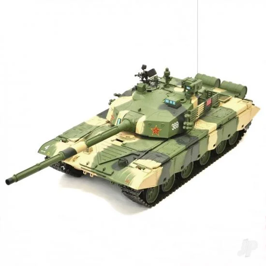 Henglong 1:16 ZTZ 99A MBT with Infrared Battle System (2.4GHz Shooter Smoke Sound Metal Gearbox) — image 3 of 7