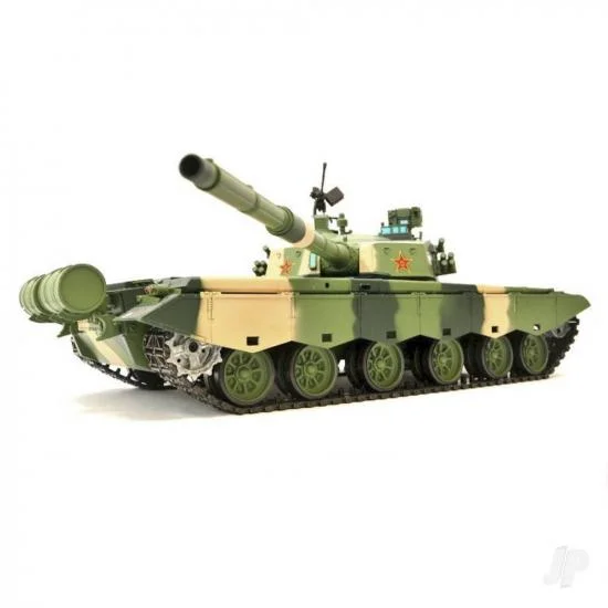 Henglong 1:16 ZTZ 99A MBT with Infrared Battle System (2.4GHz Shooter Smoke Sound Metal Gearbox) — image 5 of 7