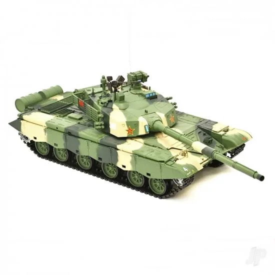 Henglong 1:16 ZTZ 99A MBT with Infrared Battle System (2.4GHz Shooter Smoke Sound Metal Gearbox) — image 7 of 7