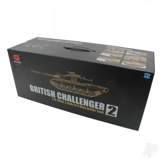 Henglong 1:16 US British Challenger 2 with Infrared Battle System (2.4GHz + Shooter + Smoke + Sound) — image 3 of 5