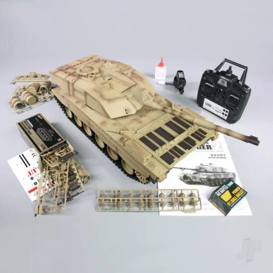 Henglong 1:16 US British Challenger 2 with Infrared Battle System (2.4GHz + Shooter + Smoke + Sound) — image 2 of 5