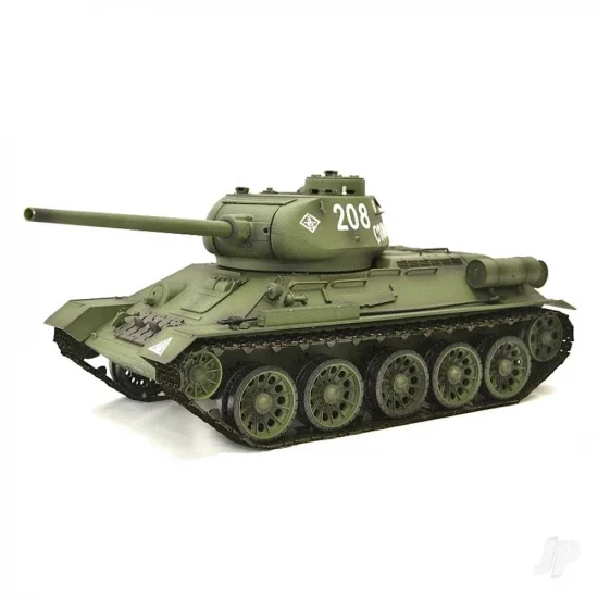 Henglong 1:16 Russian T-34/85 1944 Tank with Infrared Battle System (2.4GHz + Shooter + Smoke + Sound) — image 3 of 3