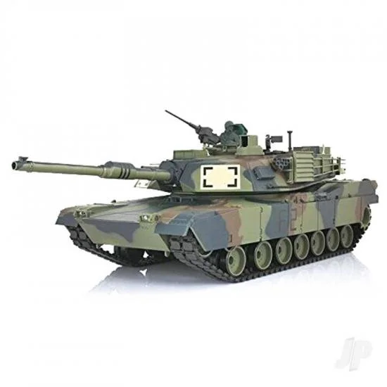 Henglong 1:16 US M1A2 Abrams with Infrared Battle System (2.4GHz + Shooter + Smoke + Sound) — image 1 of 2