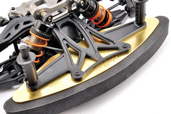 Hobao Hyper Hyper Vt/VTE2 Front Bumper Brass Weight 160G &mdash; image 2 of 2