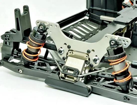 Hobao Hyper VTE2 2 Aluminium Rear Shock Tower For Aluminium Gearbox — image 5 of 5