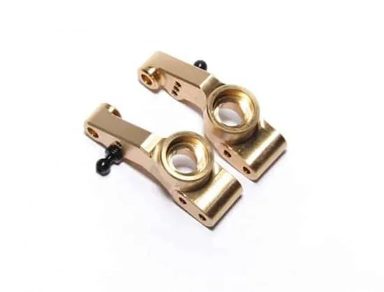 Hobao Hyper Ex10 CNC Brass Rear Hubs &mdash; image 3 of 4