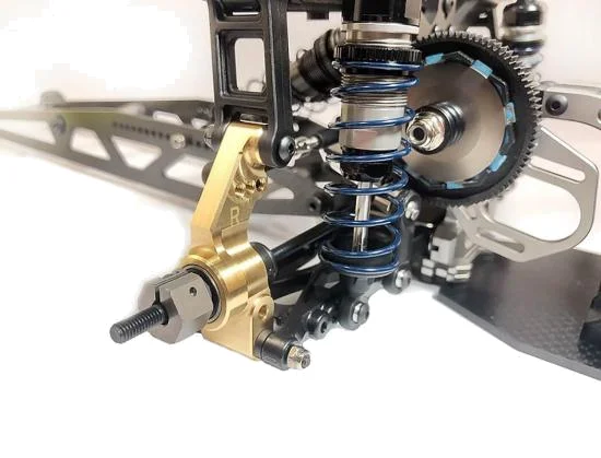 Hobao Hyper Ex10 CNC Brass Rear Hubs &mdash; image 4 of 4