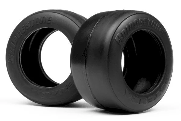 HPI Bridgestone High Grip FT01 Slick Tyre M (Rear)