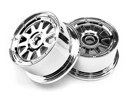 HPI Tr-10 Wheel Chrome (120X60mm/-4mm Offset) — image 2 of 2