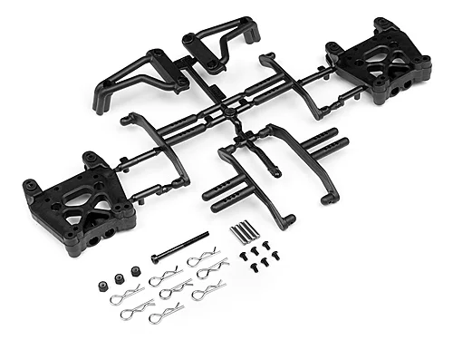 HPI Savage XS Shock Tower/Body Mount/Roll Bar Set — image 2 of 2
